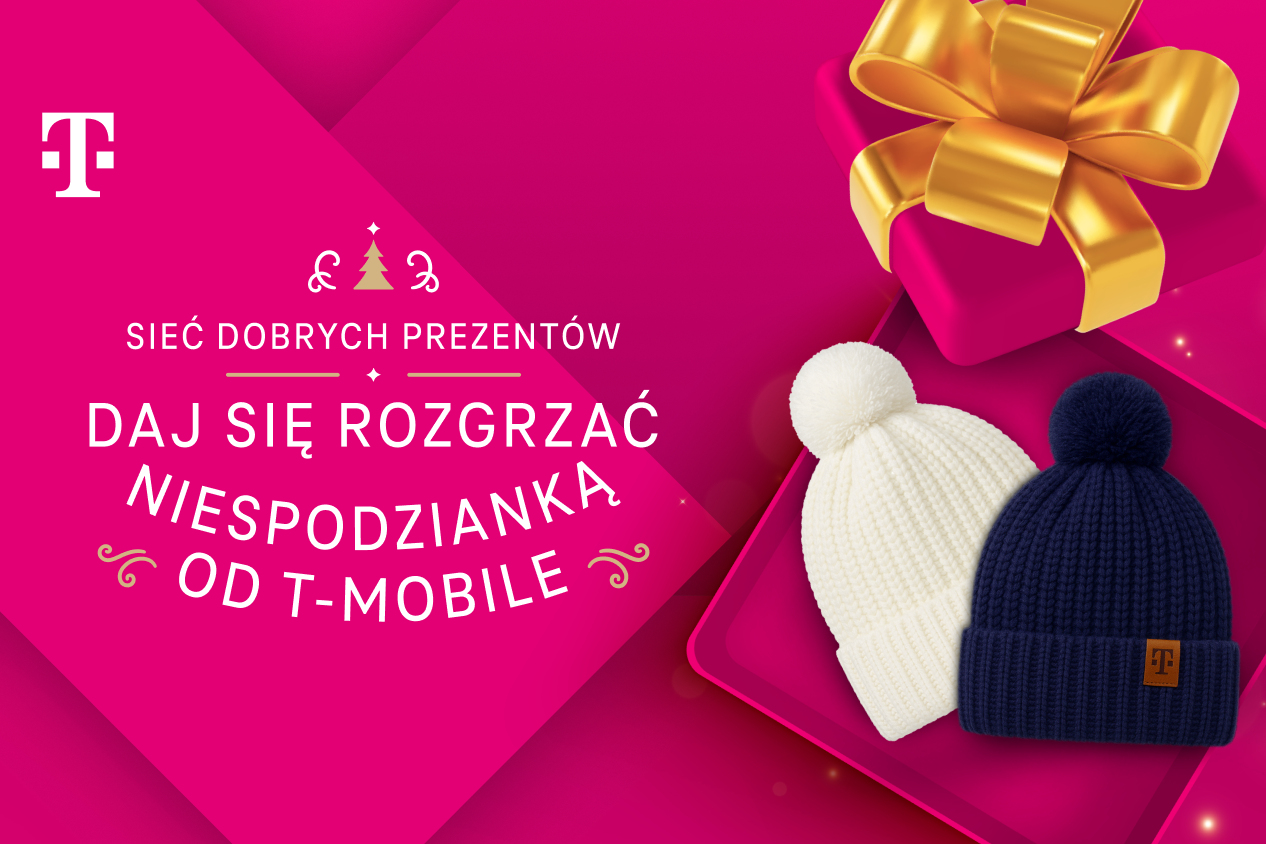 Limitowana czapka od T-Mobile – świąteczny prezent dla uczestników Magenta Moments