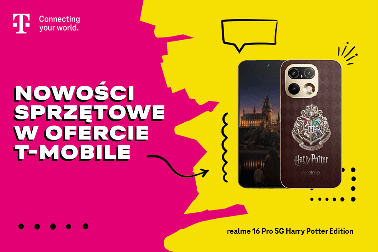 Huawei Watch D3 oraz realme 16 Pro w edycji Harry'ego Pottera już dostępne w ofercie T-Mobile