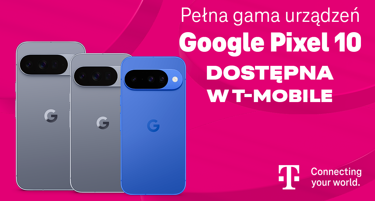 Pełna gama urządzeń Google Pixel 10 dostępna w T-Mobile