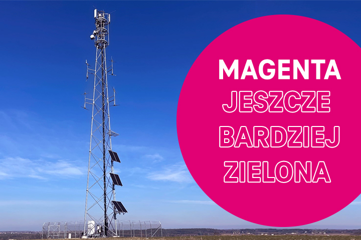 Magenta jeszcze bardziej zielona - T-Mobile Polska wprowadza pierwszy hybrydowy system zasilania stacji bazowych w Polsce