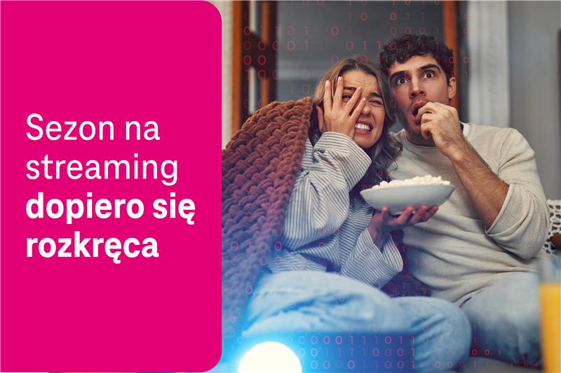 Jesień i zima napędzają streaming. T-Mobile notuje 100-procentowy wzrost zużycia danych