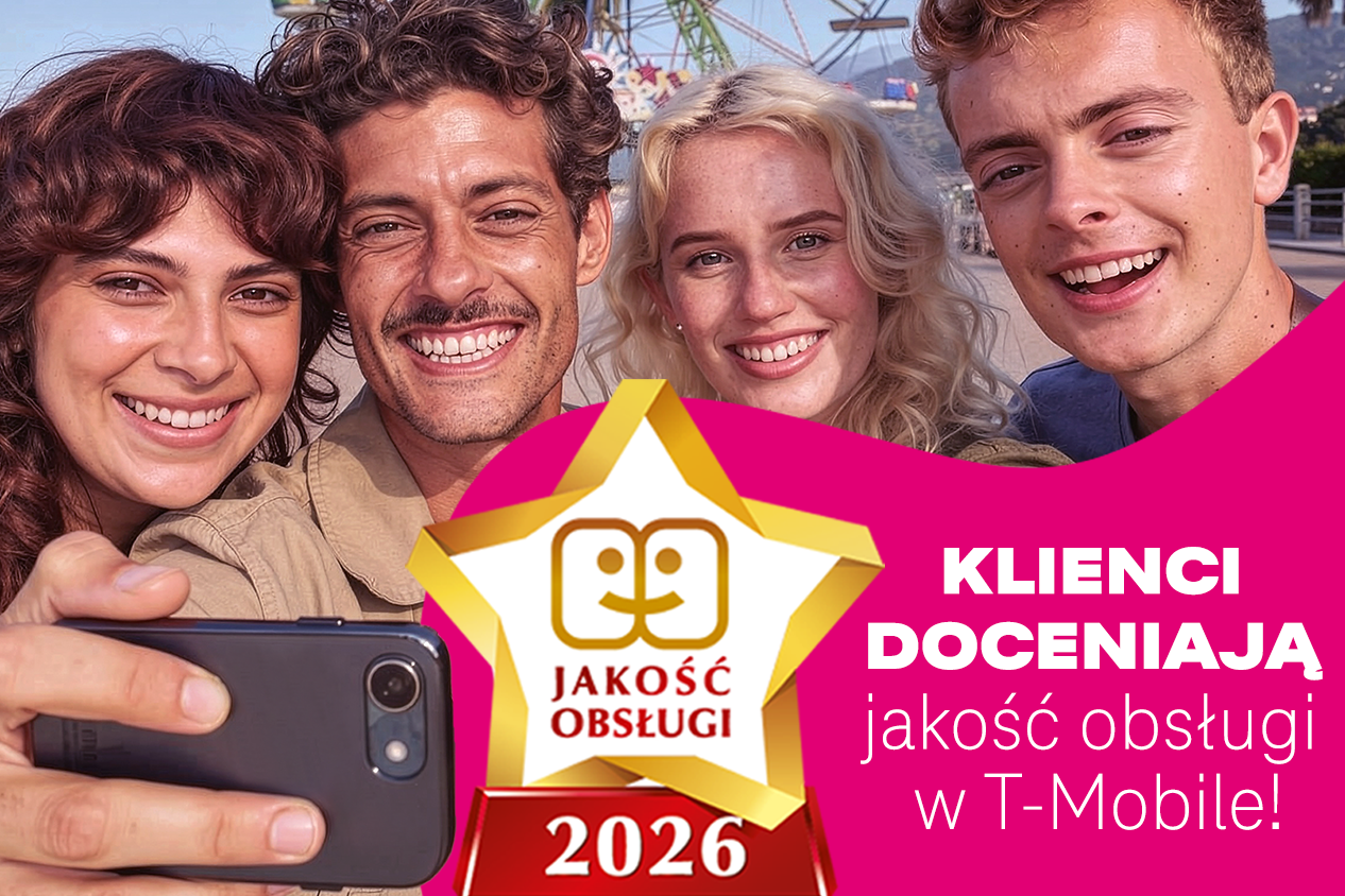 T-Mobile ponownie z „Gwiazdą Jakości Obsługi”. Klienci doceniają otwartość i prostotę.