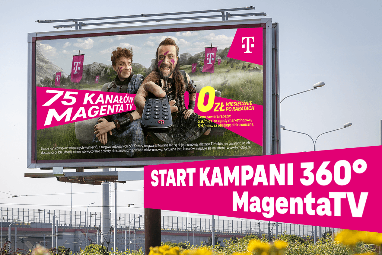 Telewizja dla każdego. T-Mobile wspiera start MagentaTV kampanią 360°