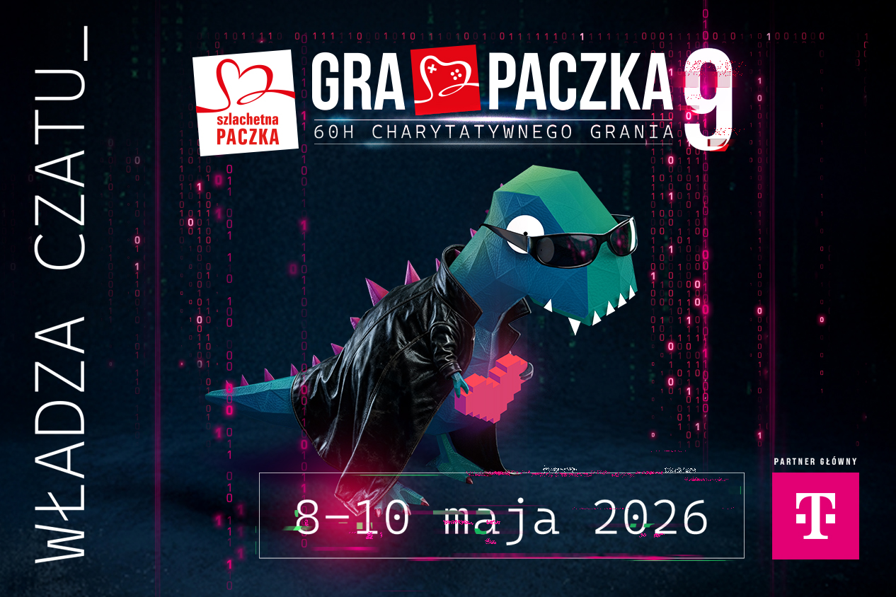 Nadchodzi „Władza Czatu”. T‑Mobile po raz trzeci został partnerem głównym charytatywnego eventu GRA PACZKA