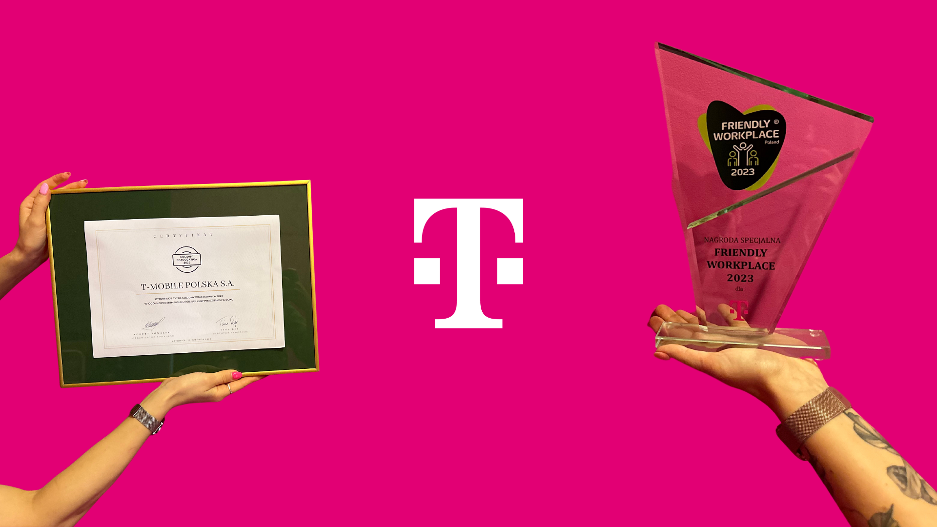 Firma T-Mobile ponownie uznana za przyjazne miejsce pracy