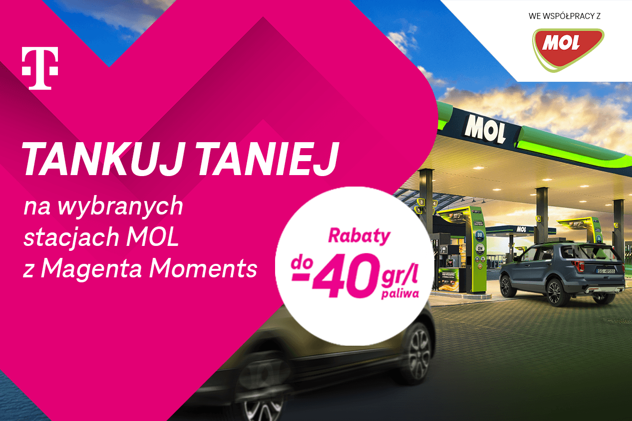 Wyrusz w wakacyjną trasę z rabatami na paliwo w Magenta Moments od T-Mobile
