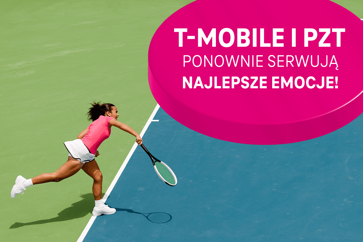 T-Mobile Polska i Polski Związek Tenisowy ponownie serwują najlepsze emocje. 
Teraz wspólnie z Magdą Linette!
