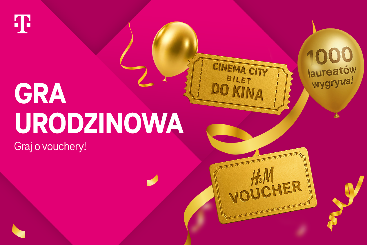 Wystrzałowa gra na 2. urodziny Magenta Moments - zbieraj punkty i wygrywaj nagrody!