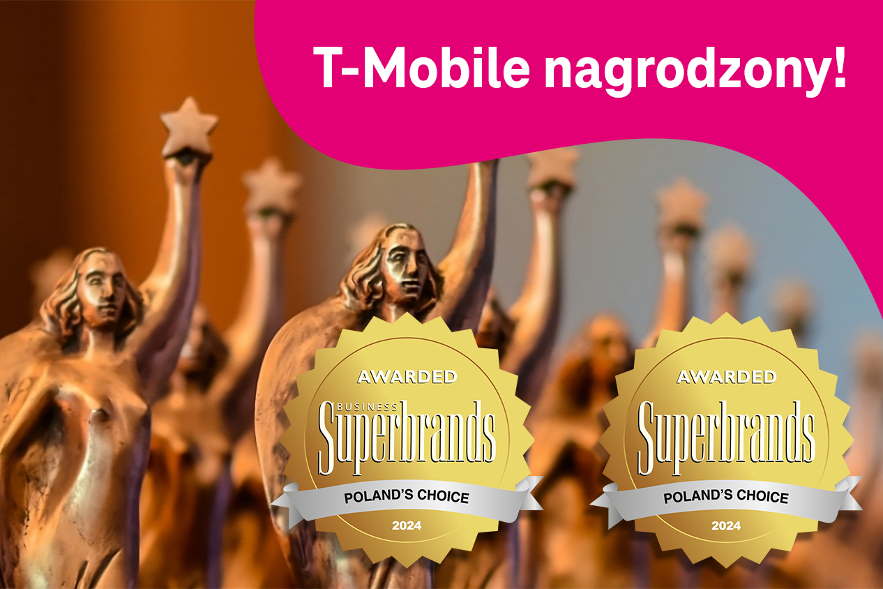T-Mobile nagrodzony prestiżowymi tytułami Superbrands i Business Superbrands 2024