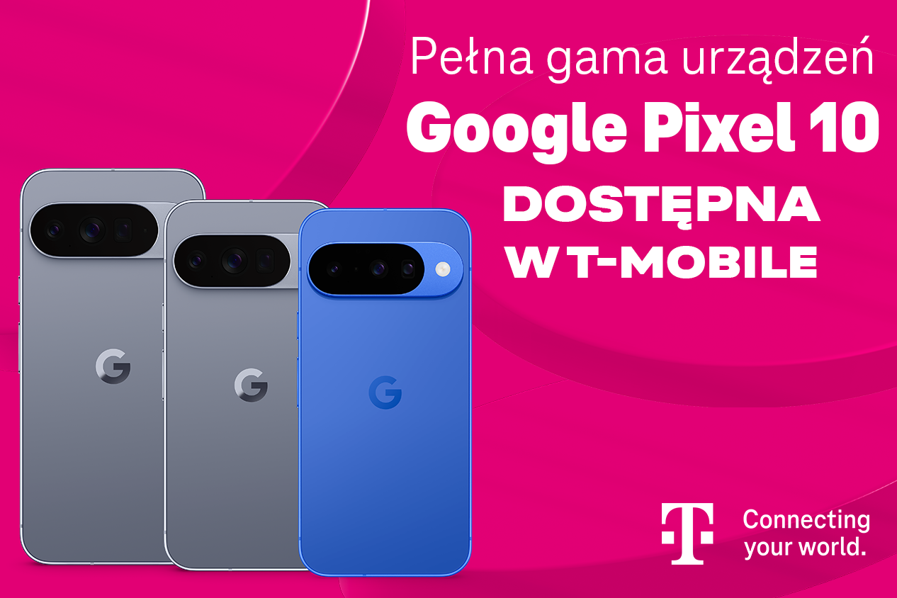 Pełna gama urządzeń Google Pixel 10 dostępna w T-Mobile