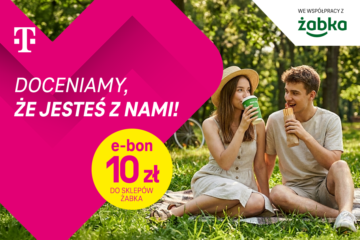 Lato smakuje lepiej z T-Mobile – odbierz e-bon na 10 zł do Żabki