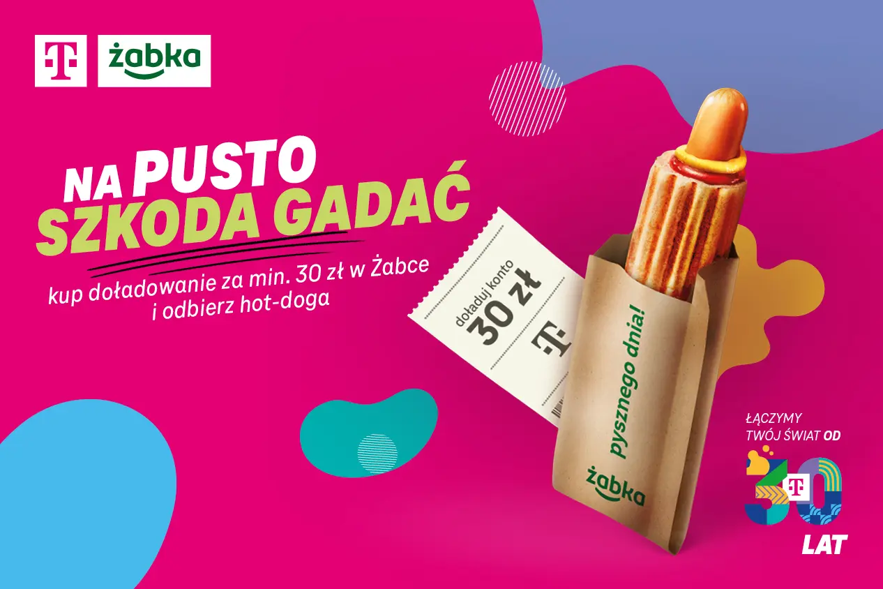 Na pusto szkoda gadać. T-Mobile świętuje 30 lat łączenia ludzi, rozdając hot dogi w Żabce!