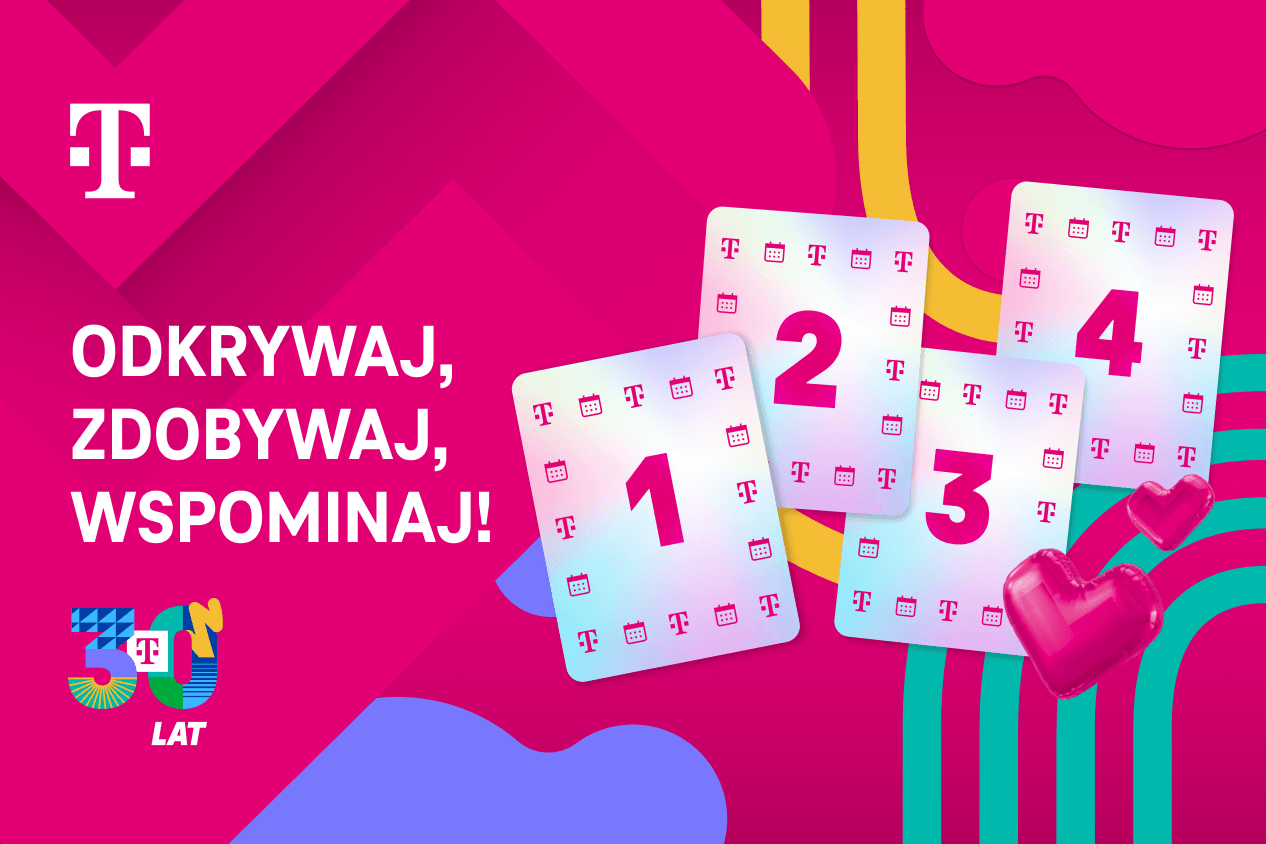 Odkrywaj, zdobywaj i wspominaj 30 lat z T-Mobile – nowe zdrapki w Magenta Moments