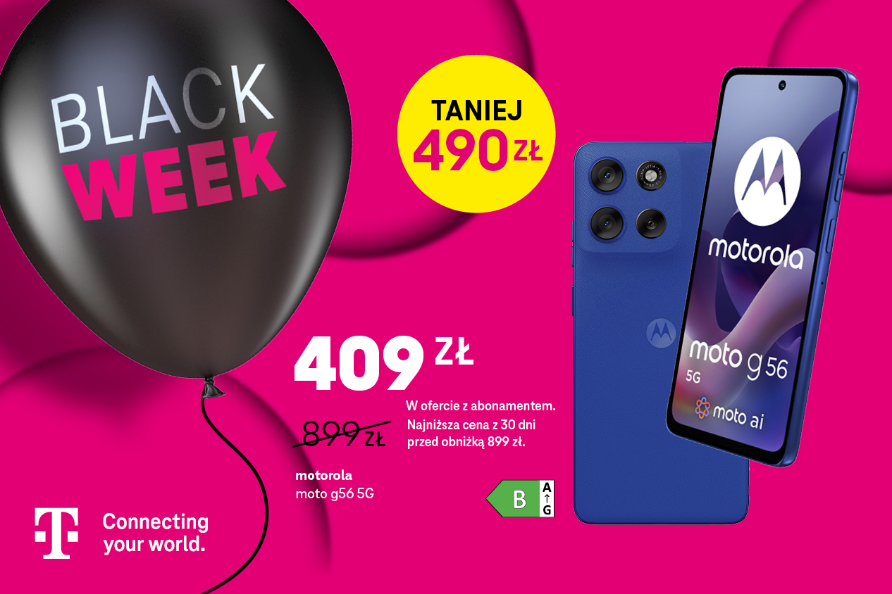 Rusza Black Week w T-Mobile – zgarnij smartfony w atrakcyjnej cenie!